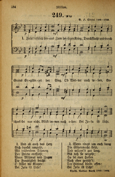 Gesangbuch der Bischöflichen Methodisten-Kirche: in Deutschalnd und der Schweiz page 182