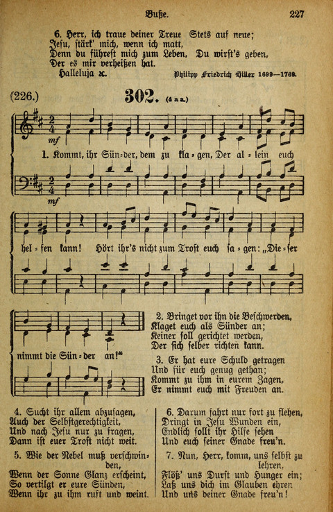 Gesangbuch der Bischöflichen Methodisten-Kirche: in Deutschalnd und der Schweiz page 225