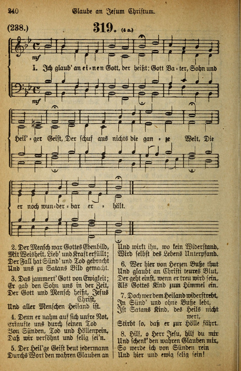 Gesangbuch der Bischöflichen Methodisten-Kirche: in Deutschalnd und der Schweiz page 238