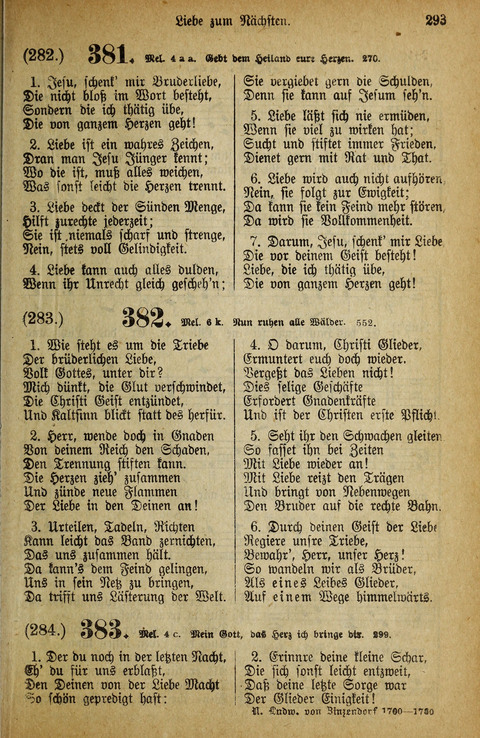 Gesangbuch der Bischöflichen Methodisten-Kirche: in Deutschalnd und der Schweiz page 293