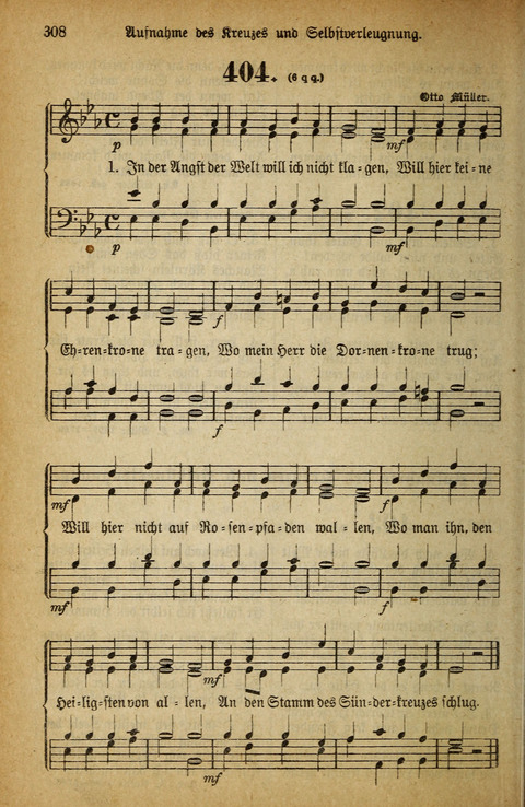 Gesangbuch der Bischöflichen Methodisten-Kirche: in Deutschalnd und der Schweiz page 308