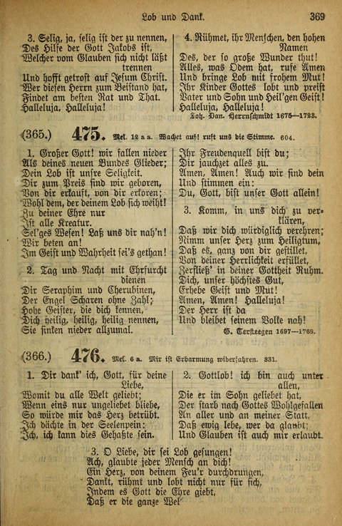 Gesangbuch der Bischöflichen Methodisten-Kirche: in Deutschalnd und der Schweiz page 369