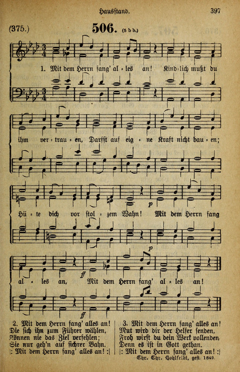 Gesangbuch der Bischöflichen Methodisten-Kirche: in Deutschalnd und der Schweiz page 397