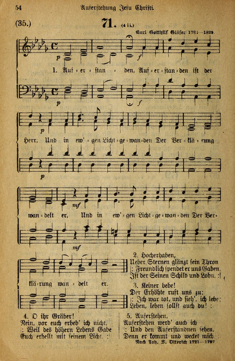 Gesangbuch der Bischöflichen Methodisten-Kirche: in Deutschalnd und der Schweiz page 52