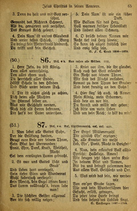 Gesangbuch der Bischöflichen Methodisten-Kirche: in Deutschalnd und der Schweiz page 63