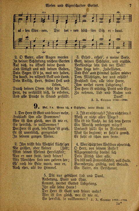 Gesangbuch der Bischöflichen Methodisten-Kirche: in Deutschalnd und der Schweiz page 7