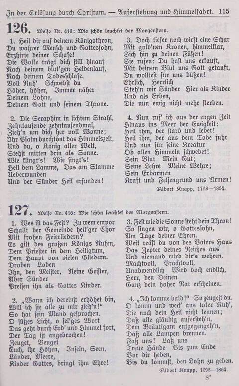 Gesangbuch der Bischöflichen Methodistenkirche: für die Gemeinden deutscher Zunge in Europa page 115