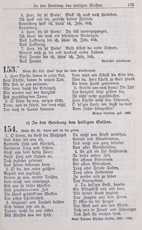 Gesangbuch der Bischöflichen Methodistenkirche: für die Gemeinden deutscher Zunge in Europa page 135