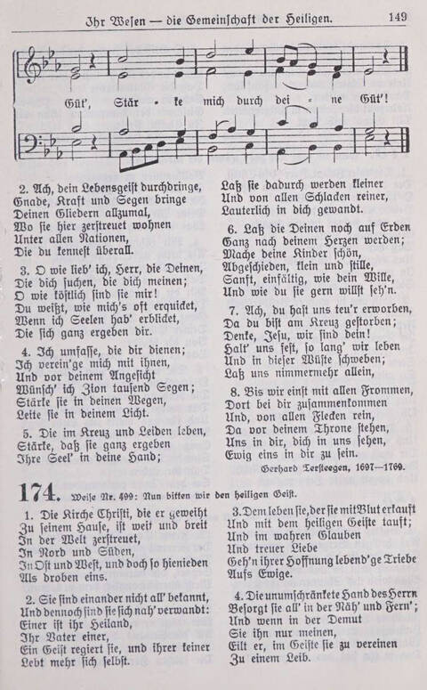 Gesangbuch der Bischöflichen Methodistenkirche: für die Gemeinden deutscher Zunge in Europa page 149