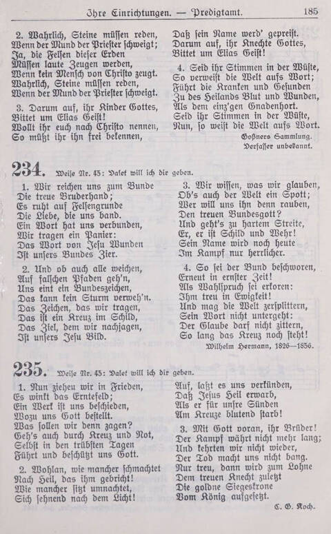 Gesangbuch der Bischöflichen Methodistenkirche: für die Gemeinden deutscher Zunge in Europa page 185