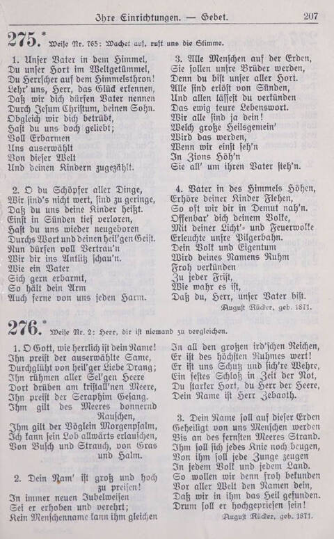 Gesangbuch der Bischöflichen Methodistenkirche: für die Gemeinden deutscher Zunge in Europa page 207