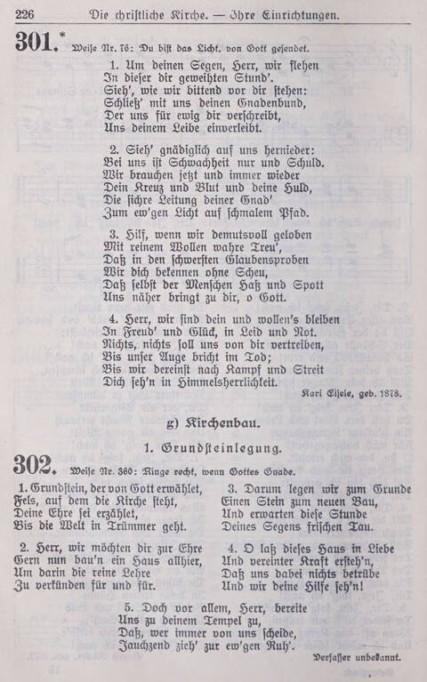 Gesangbuch der Bischöflichen Methodistenkirche: für die Gemeinden deutscher Zunge in Europa page 226