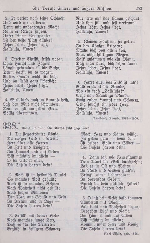 Gesangbuch der Bischöflichen Methodistenkirche: für die Gemeinden deutscher Zunge in Europa page 253