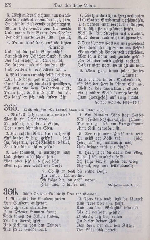 Gesangbuch der Bischöflichen Methodistenkirche: für die Gemeinden deutscher Zunge in Europa page 272