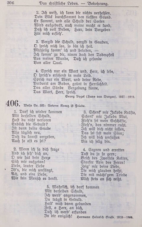 Gesangbuch der Bischöflichen Methodistenkirche: für die Gemeinden deutscher Zunge in Europa page 306