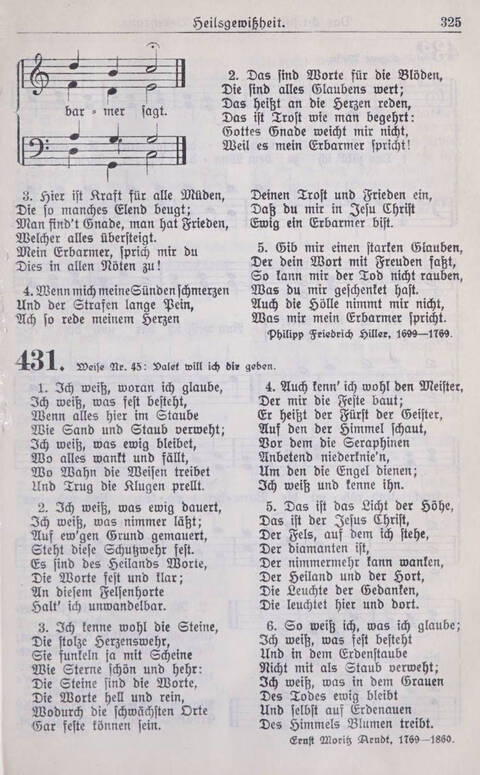 Gesangbuch der Bischöflichen Methodistenkirche: für die Gemeinden deutscher Zunge in Europa page 325