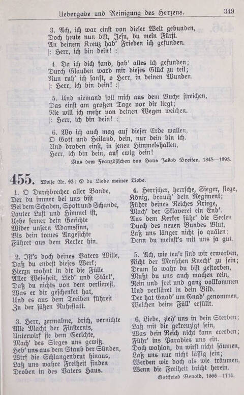 Gesangbuch der Bischöflichen Methodistenkirche: für die Gemeinden deutscher Zunge in Europa page 349