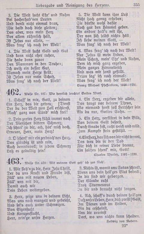 Gesangbuch der Bischöflichen Methodistenkirche: für die Gemeinden deutscher Zunge in Europa page 355