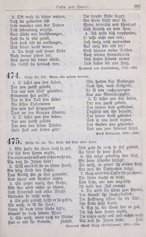 Gesangbuch der Bischöflichen Methodistenkirche: für die Gemeinden deutscher Zunge in Europa page 365