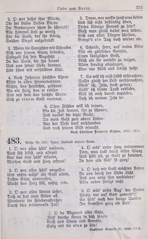 Gesangbuch der Bischöflichen Methodistenkirche: für die Gemeinden deutscher Zunge in Europa page 373