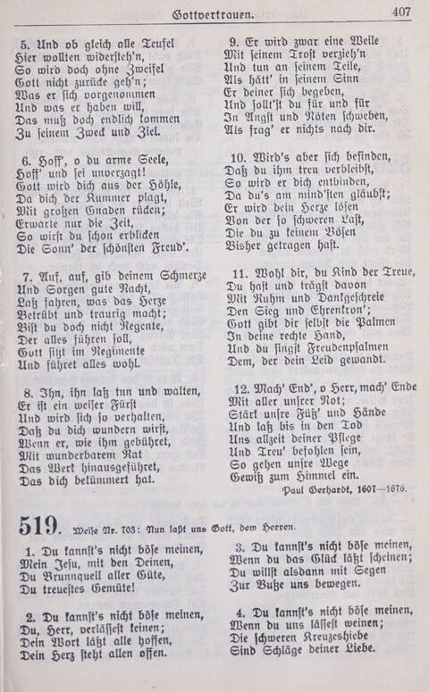 Gesangbuch der Bischöflichen Methodistenkirche: für die Gemeinden deutscher Zunge in Europa page 407