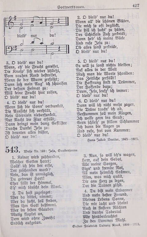 Gesangbuch der Bischöflichen Methodistenkirche: für die Gemeinden deutscher Zunge in Europa page 427