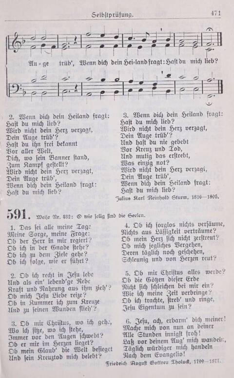 Gesangbuch der Bischöflichen Methodistenkirche: für die Gemeinden deutscher Zunge in Europa page 471