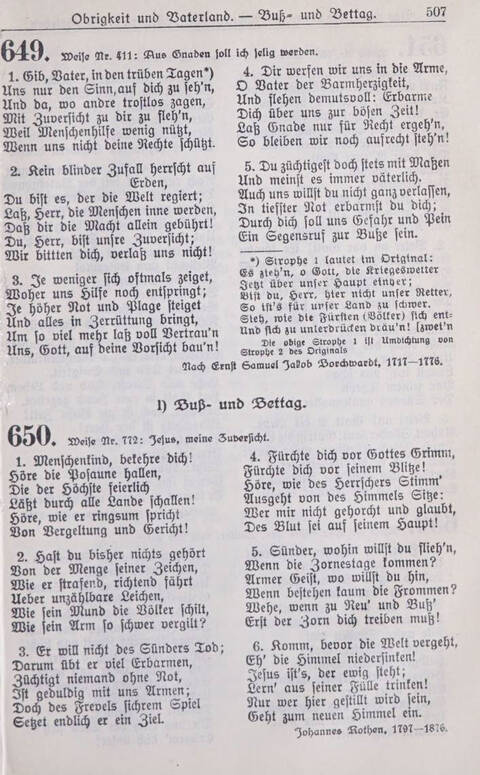 Gesangbuch der Bischöflichen Methodistenkirche: für die Gemeinden deutscher Zunge in Europa page 507