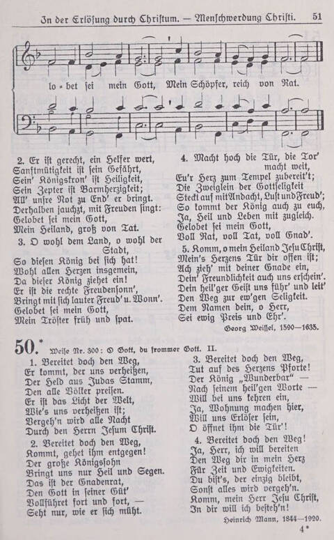 Gesangbuch der Bischöflichen Methodistenkirche: für die Gemeinden deutscher Zunge in Europa page 51