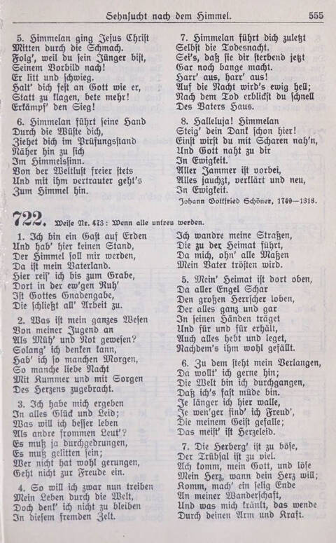 Gesangbuch der Bischöflichen Methodistenkirche: für die Gemeinden deutscher Zunge in Europa page 555