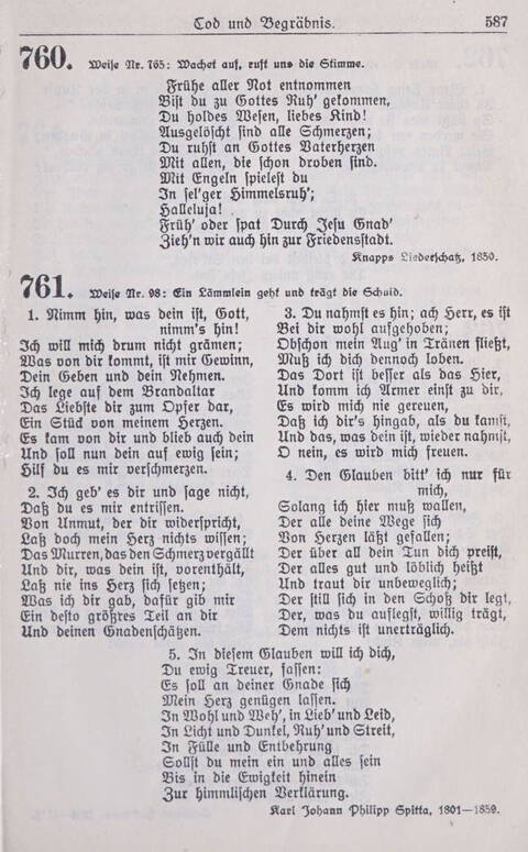 Gesangbuch der Bischöflichen Methodistenkirche: für die Gemeinden deutscher Zunge in Europa page 587