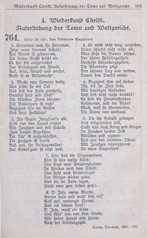 Gesangbuch der Bischöflichen Methodistenkirche: für die Gemeinden deutscher Zunge in Europa page 589