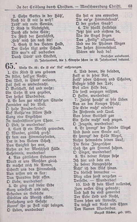 Gesangbuch der Bischöflichen Methodistenkirche: für die Gemeinden deutscher Zunge in Europa page 63