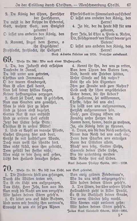 Gesangbuch der Bischöflichen Methodistenkirche: für die Gemeinden deutscher Zunge in Europa page 67