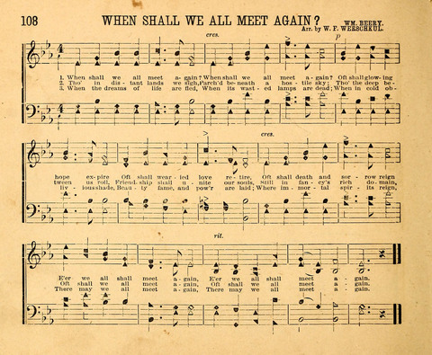 Gospel Chimes: a collection of new and standard songs and hymns for Sunday-schools and religious meetings page 108