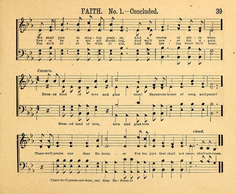 Gospel Chimes: a collection of new and standard songs and hymns for Sunday-schools and religious meetings page 39