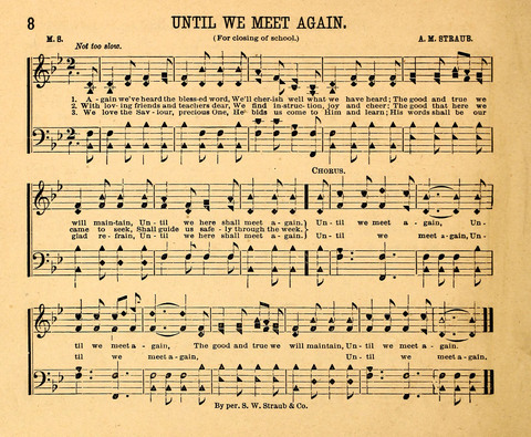 Gospel Chimes: a collection of new and standard songs and hymns for Sunday-schools and religious meetings page 8