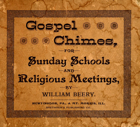 Gospel Chimes: a collection of new and standard songs and hymns for Sunday-schools and religious meetings page cover