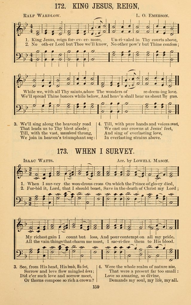 The Gospel Call: choice songs for revivals, Sunday-schools and the church page 159