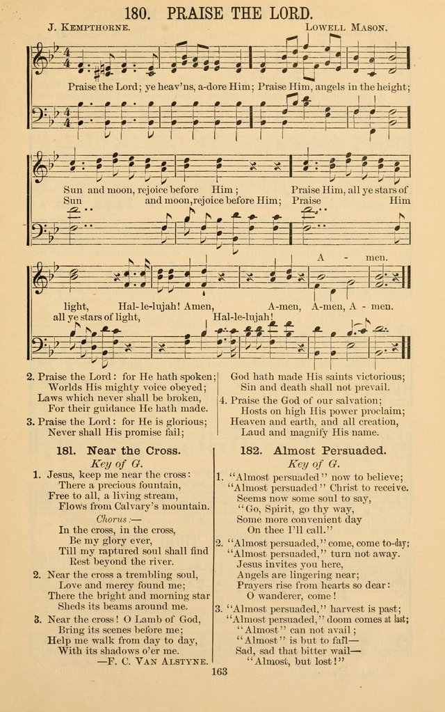 The Gospel Call: choice songs for revivals, Sunday-schools and the church page 163