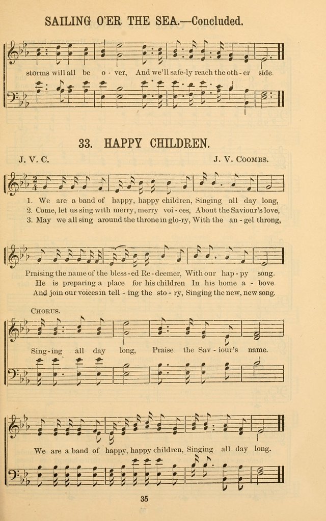 The Gospel Call: choice songs for revivals, Sunday-schools and the church page 35