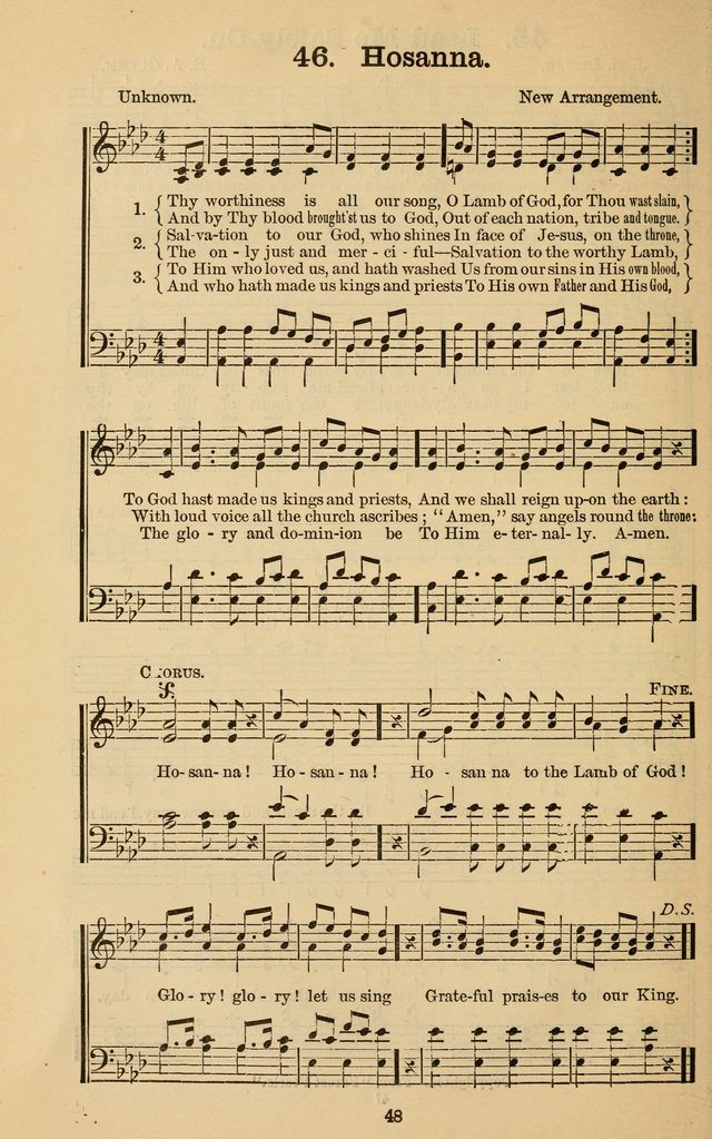 The Gospel Call: choice songs for revivals, Sunday-schools and the church page 48