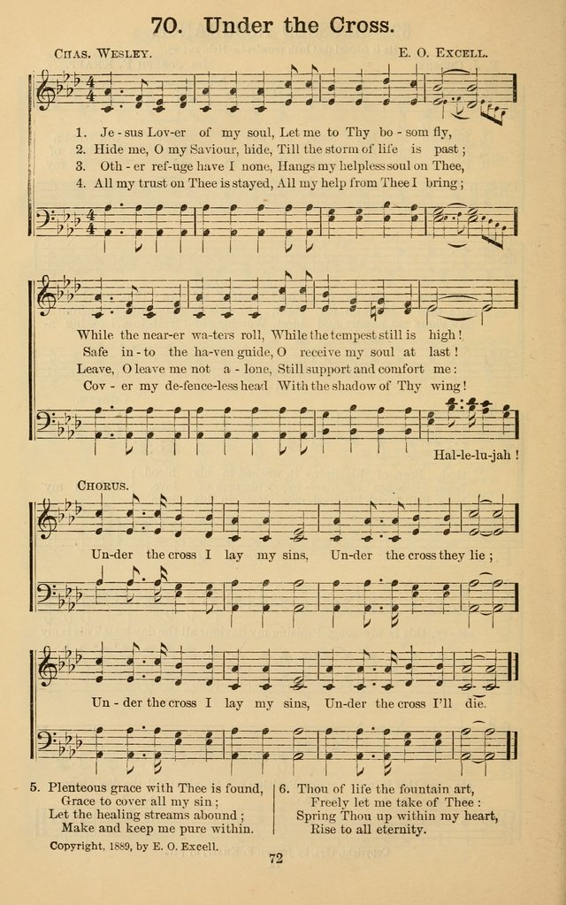 The Gospel Call: choice songs for revivals, Sunday-schools and the church page 72