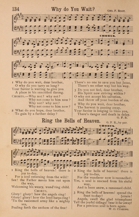 The Glorious Cause: a Collection of Songs, Hymns and Choruses for Earnest Temperance Workers page 134