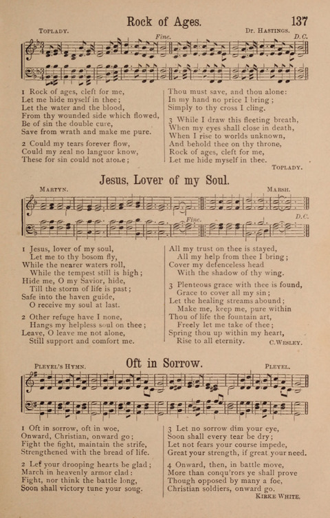 The Glorious Cause: a Collection of Songs, Hymns and Choruses for Earnest Temperance Workers page 137