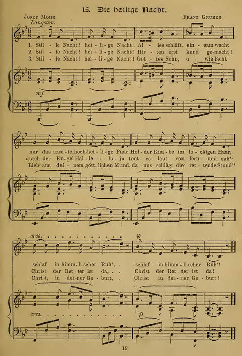 Gems of Christmas Song: a collection of old Christmas carols and hymns for use year after year in the home and at Christmas festivals page 15