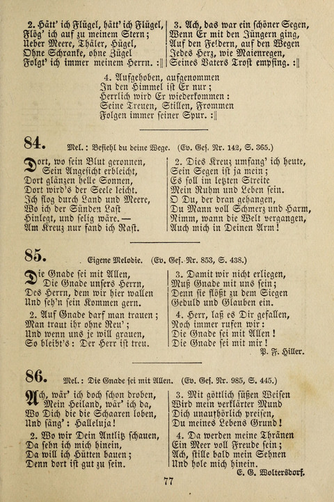 Gebet- und Danklieder: für Erweckungs- und Gebetsversammlungen page 77
