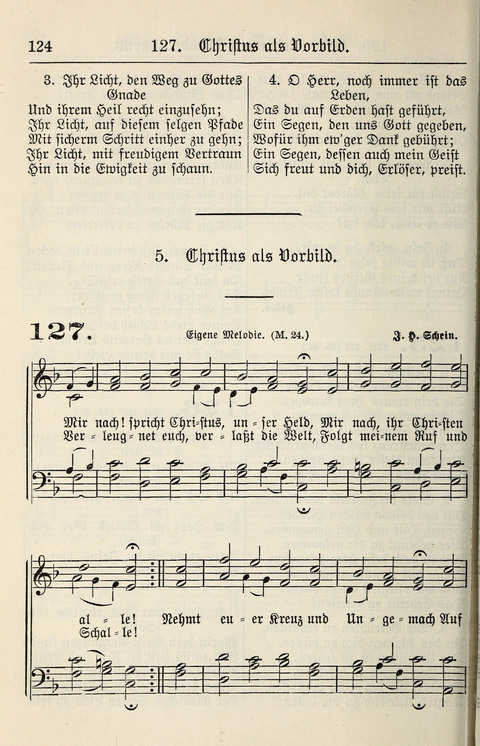 Gesangbuch für deutsche Gemeinden: enthaltend Psalmen und geistliche Lieder für öffentlichen und häuslichen Gottesdienst page 124