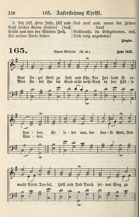 Gesangbuch für deutsche Gemeinden: enthaltend Psalmen und geistliche Lieder für öffentlichen und häuslichen Gottesdienst page 158