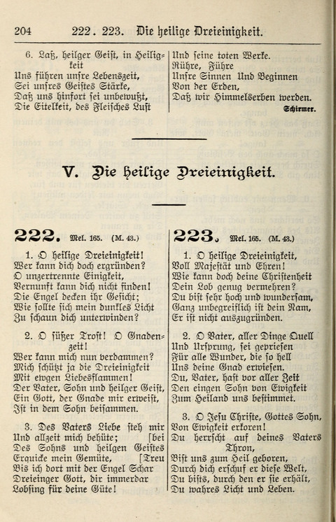 Gesangbuch für deutsche Gemeinden: enthaltend Psalmen und geistliche Lieder für öffentlichen und häuslichen Gottesdienst page 204